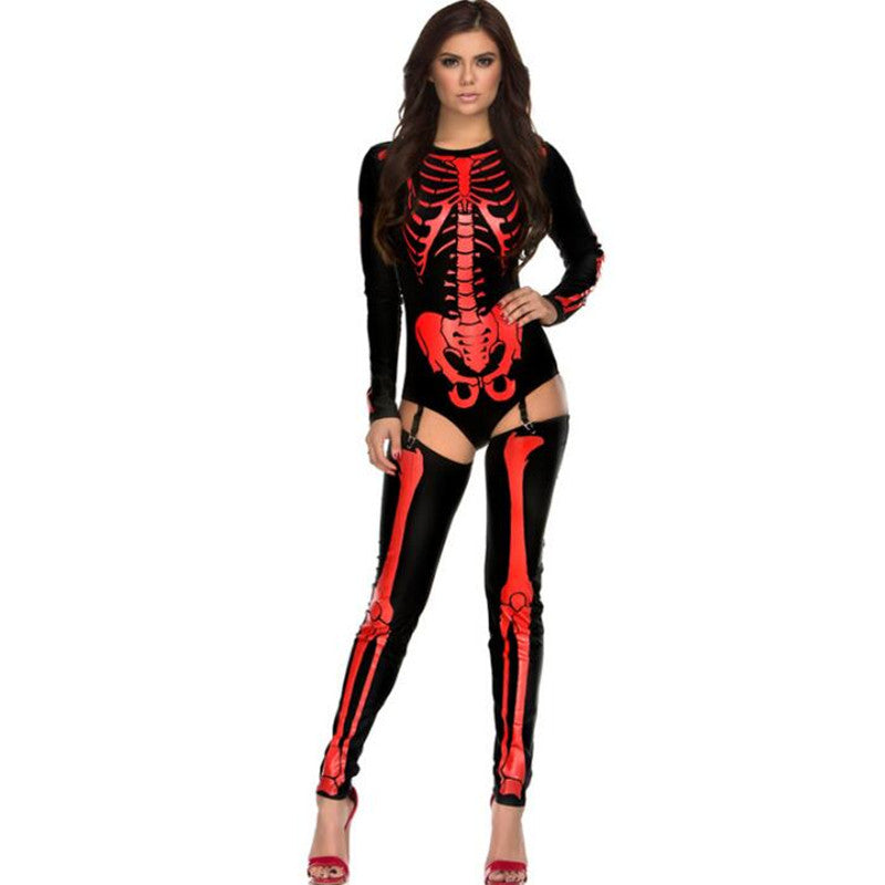 Halloween Cosplay Costume Skull Zombie Uniform - My Store - Flyclothing LLC