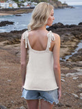 Tie Shoulder V-Neck Sweater Vest - Trendsi - Flyclothing LLC