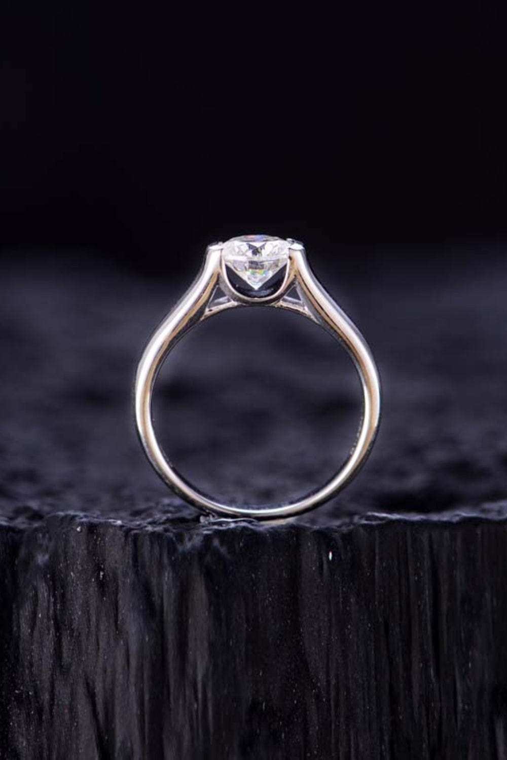 1.5 Carat Moissanite 925 Sterling Silver Ring - Trendsi - Flyclothing LLC