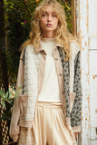 POL Leopard Exposed Seam Button Up Quilted Jacket - Trendsi