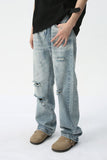 Distressed Wide Leg Jeans - Trendsi