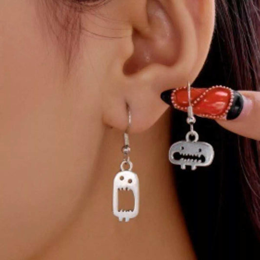 Halloween Asymmetrical Drop Earrings - Trendsi - Flyclothing LLC