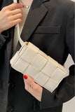 Zenana Vegan Leather Woven Crossbody Bag - Trendsi - Flyclothing LLC