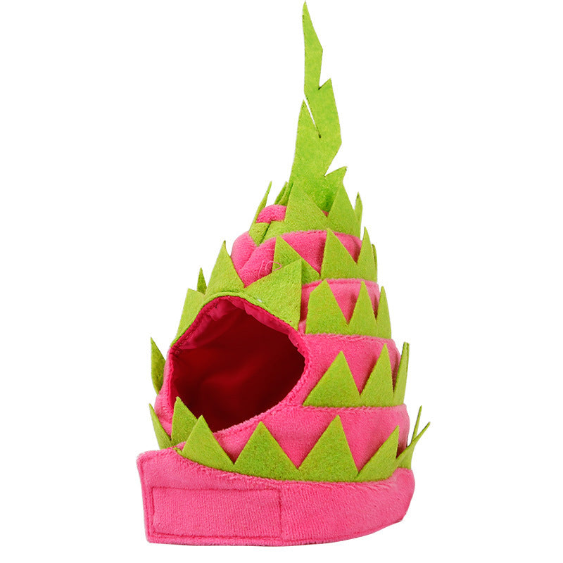 Pitaya Fruit Design Pet Hat Dog Cat Puppy Halloween Party Costumes - My Store - Flyclothing LLC