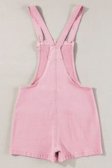 Knot Straps Denim Overalls with Pockets - Trendsi - Flyclothing LLC