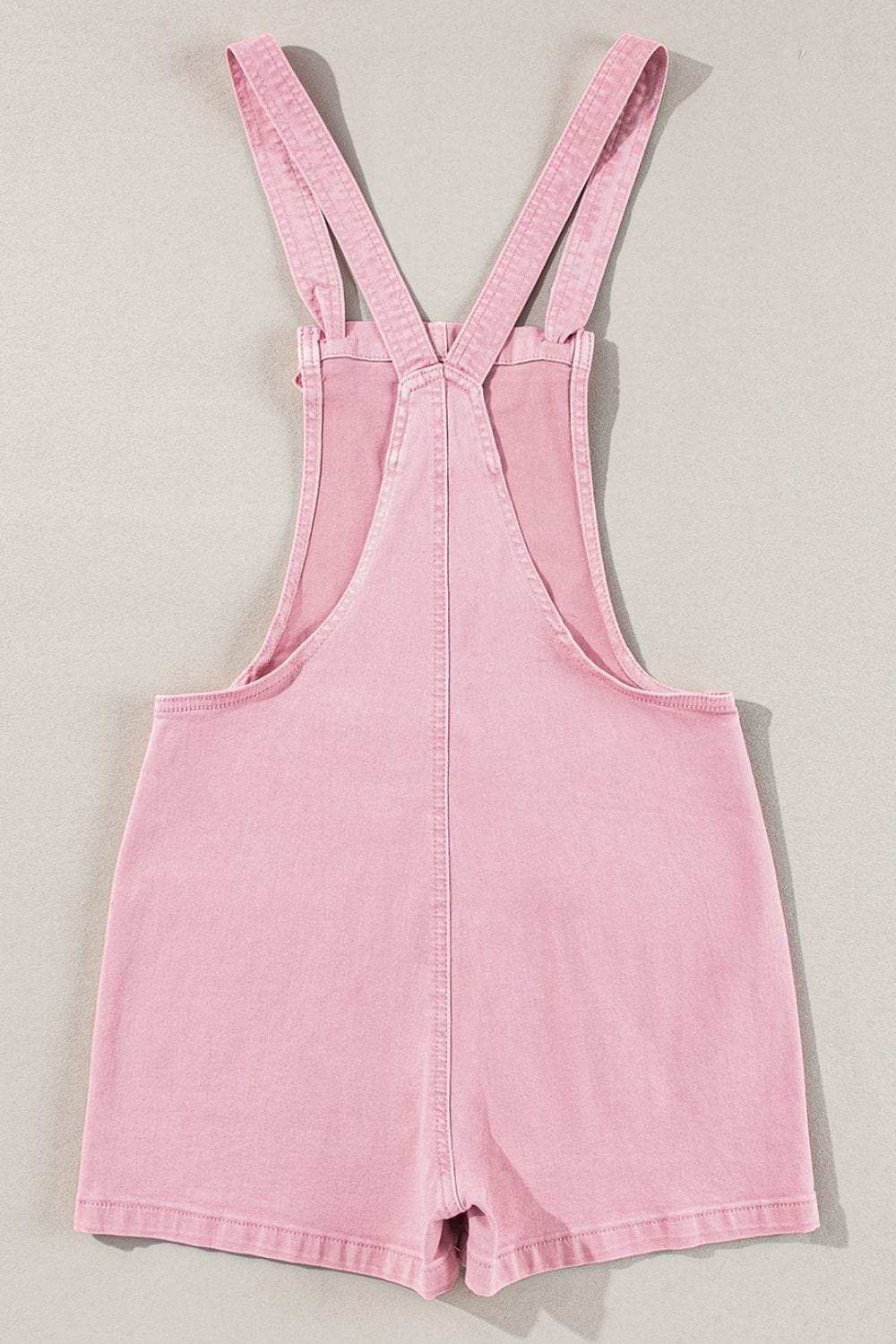 Knot Straps Denim Overalls with Pockets - Trendsi - Flyclothing LLC