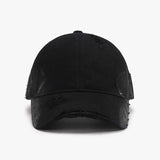 Distressed Adjustable Cotton Hat - Trendsi - Flyclothing LLC