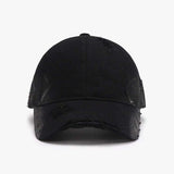 Distressed Adjustable Cotton Hat - Trendsi - Flyclothing LLC