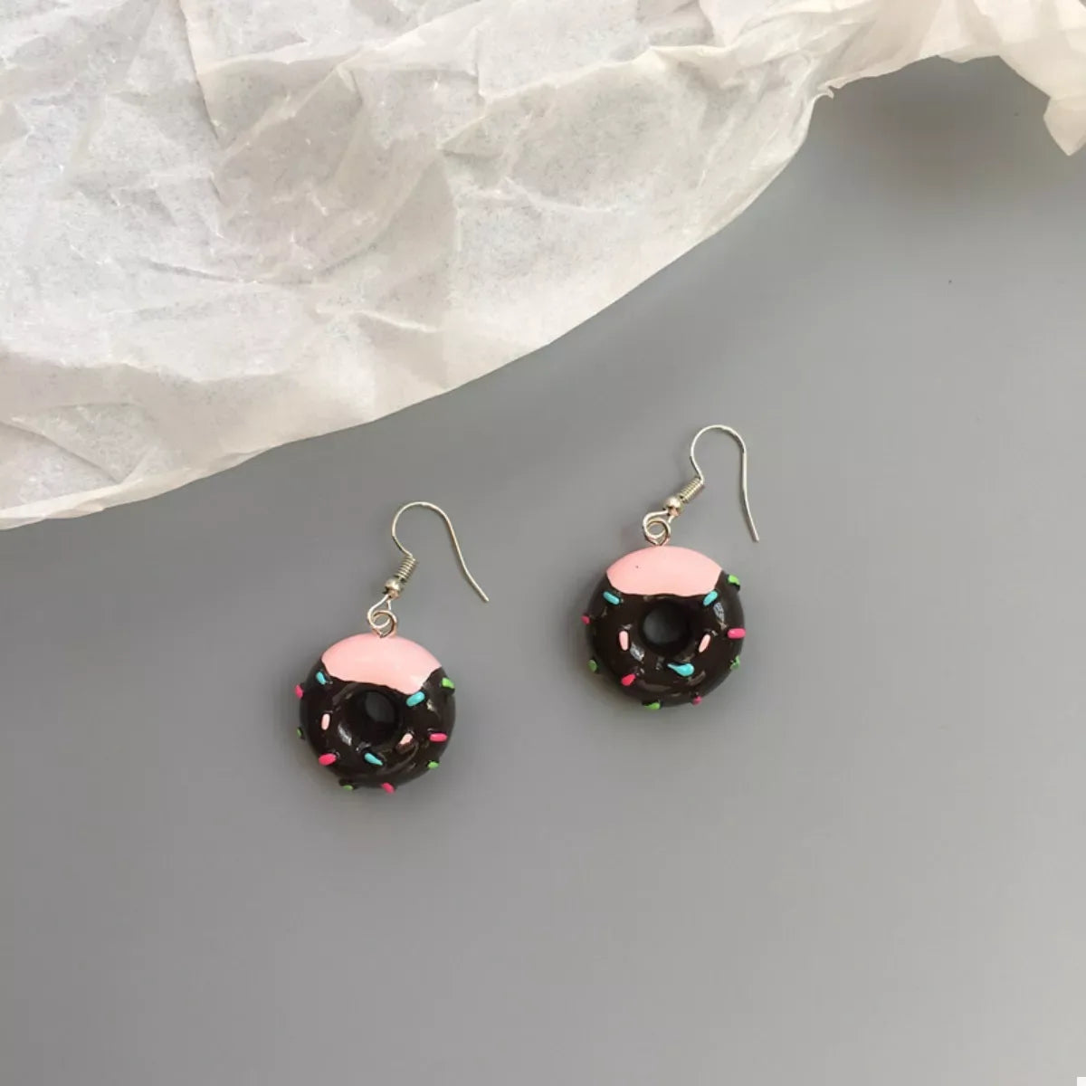 Donut Dangle Earrings - Trendsi - Flyclothing LLC