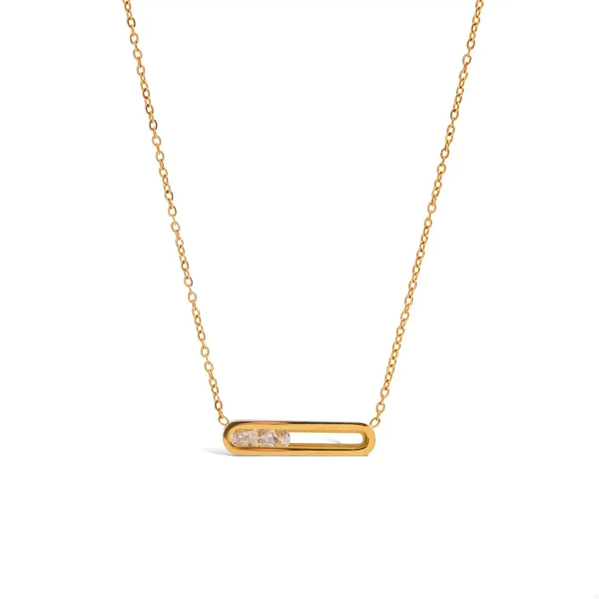 18K Gold-Plated Pendant Necklace - Trendsi - Flyclothing LLC
