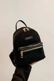 Suede Adjustable Strap Backpack Bag - Trendsi - Flyclothing LLC