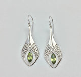 Alloy Rhinestone Cutout Earrings - Trendsi