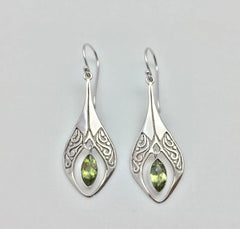 Alloy Rhinestone Cutout Earrings - Trendsi