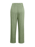 Tied Wide Leg Pants with Pockets - Trendsi