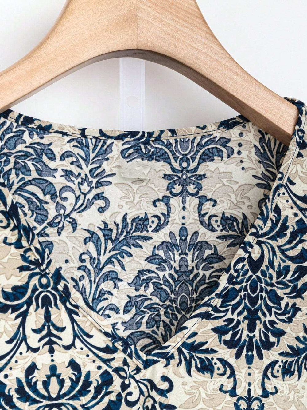 Printed Ruffled Cap Sleeve Top and Pants Set - Trendsi - Flyclothing LLC