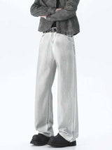 Men's Plus Size Wide Leg High Waisted Jeans - Trendsi - Flyclothing LLC