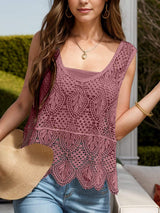 Cutout Wide Strap Cover-Up - Trendsi - Flyclothing LLC