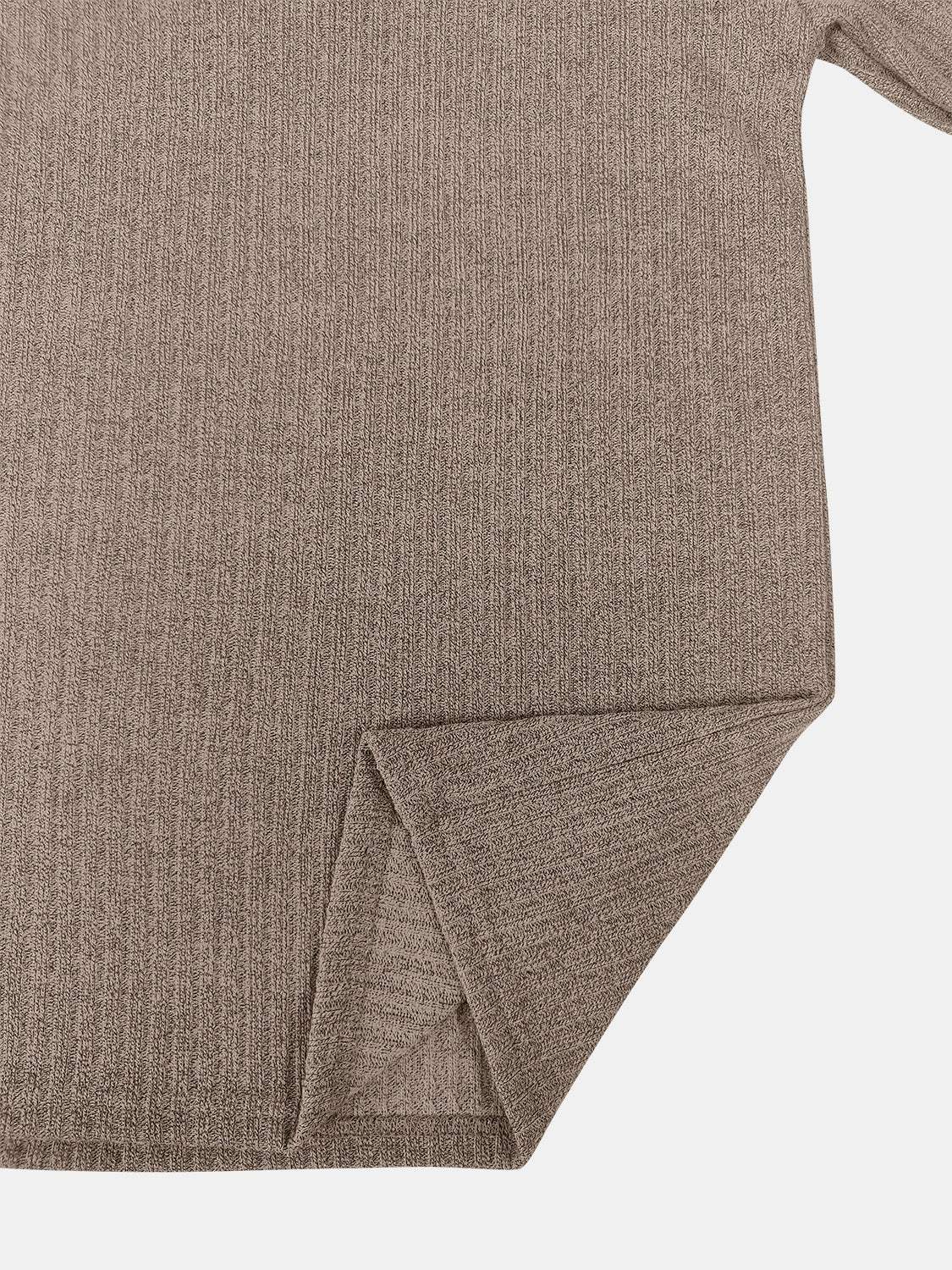 Full Size Quarter Zip Long Sleeve Top - Trendsi - Flyclothing LLC