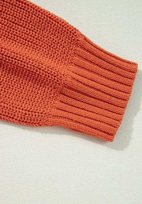 THANKS GIVING Round Neck Long Sleeve Sweater - Trendsi - Flyclothing LLC