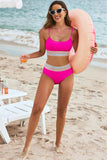 Scoop Neck Spaghetti Strap Two-Piece Swim Set - Trendsi - Flyclothing LLC