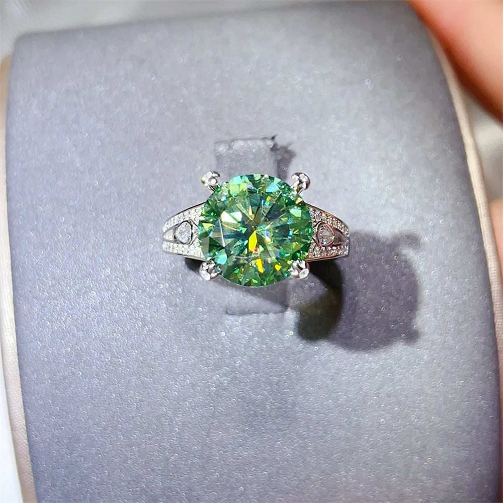 5 Carat Moissanite 925 Sterling Silver Ring - Trendsi - Flyclothing LLC