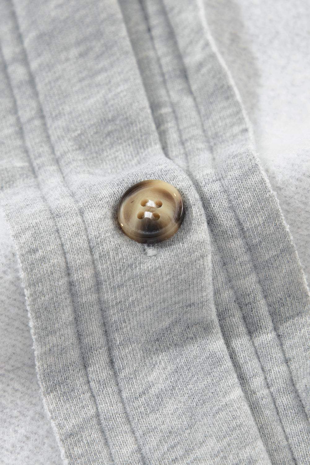 Pocketed Curved Hem Button Up Vest - Trendsi - Flyclothing LLC