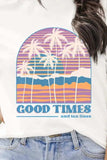 Graphic Round Neck Short Sleeve T-Shirt - Trendsi - Flyclothing LLC