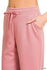 Zenana Drawstring Scuba Joggers with Pockets - Trendsi - Flyclothing LLC