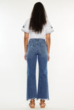 Kancan Full Size High Rise Slim Wide Leg Jeans - Trendsi
