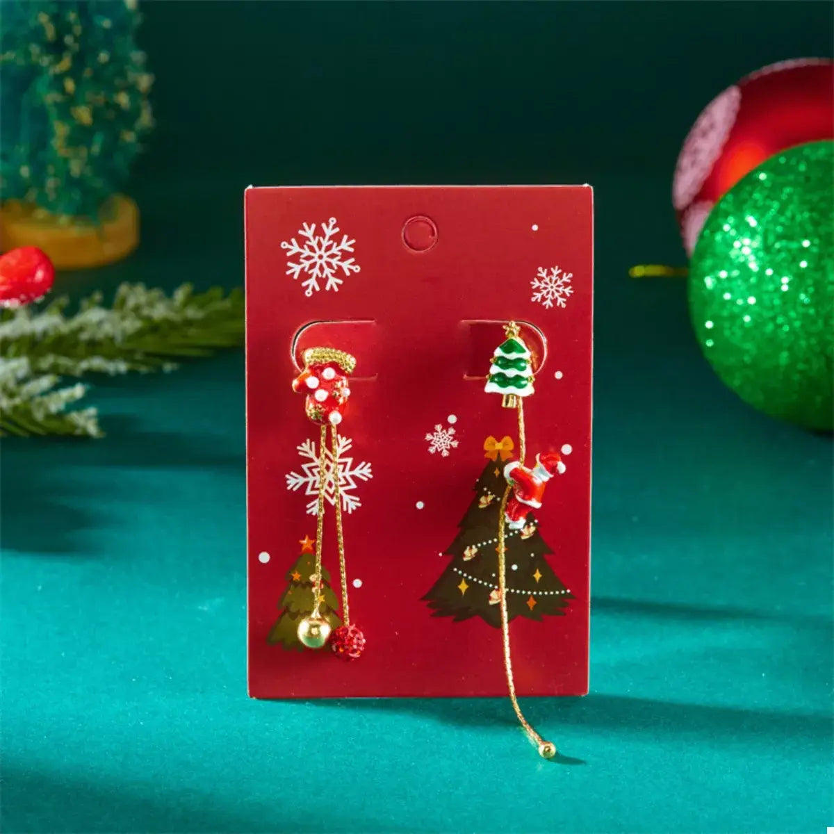 Christmas Santa Drop Earrings - Trendsi - Flyclothing LLC