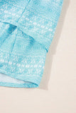 Printed Ruffled Wide Straps Tank - Trendsi - Flyclothing LLC