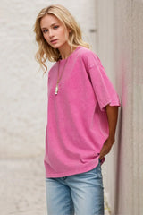 Basic Bae Round Neck Half Sleeve T-Shirt - ShopBasicbae - Flyclothing LLC