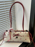 Bow Print Shoulder Bag - Trendsi - Flyclothing LLC