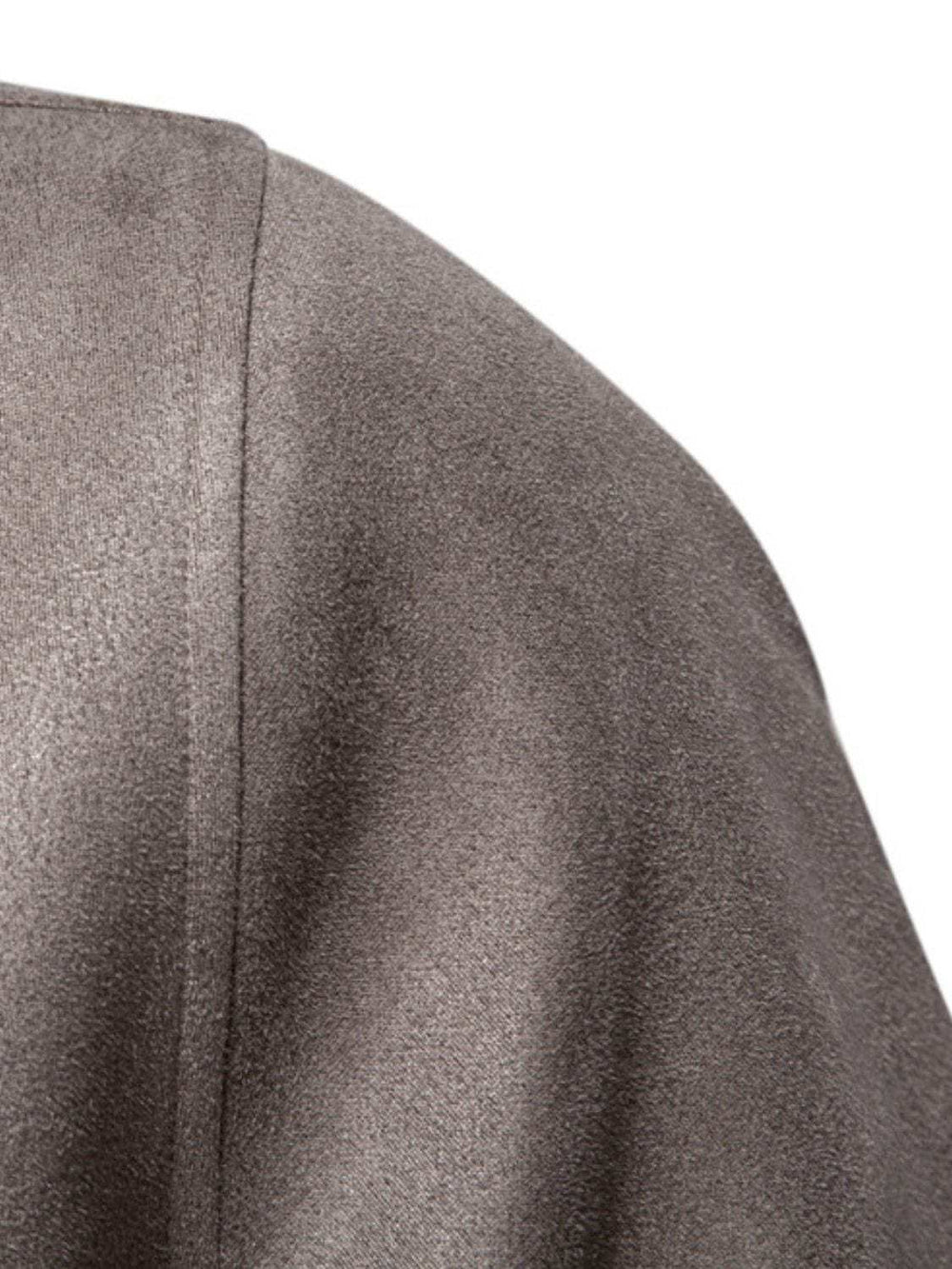 Men's Baseball Collar Snap Down Jacket - Trendsi - Flyclothing LLC