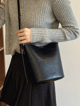 Vintage Style Bucket Crossbody Bag - Trendsi - Flyclothing LLC