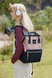 Himawari Waterproof Canvas Backpack Bag with Side Pockets - Trendsi - Flyclothing LLC