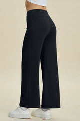 Basic Bae Full Size Air Scuba Drawstring Wide Leg Pants - ShopBasicbae - Flyclothing LLC