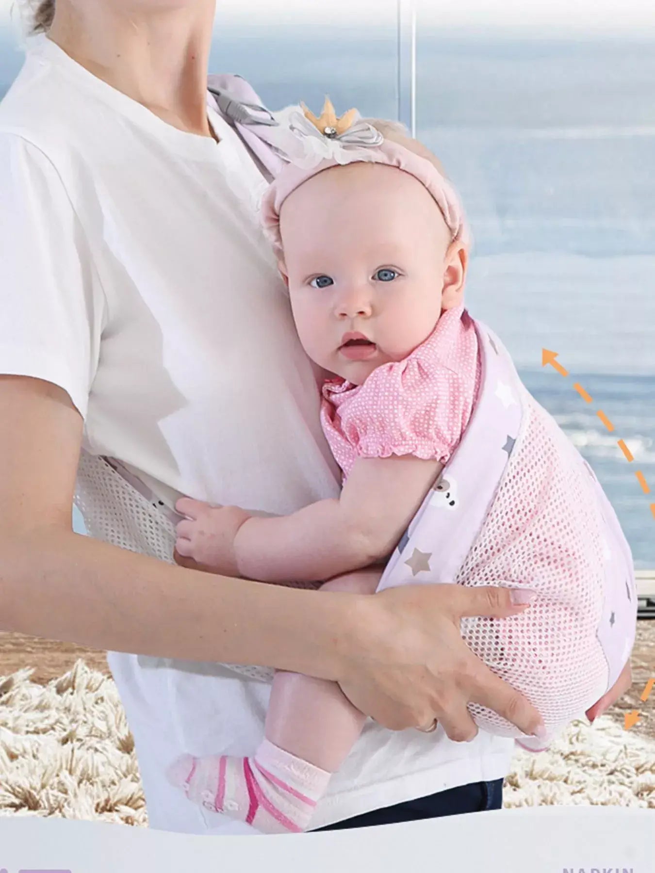 Breathable Mesh Baby Sling - Trendsi - Flyclothing LLC