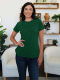 Round Neck Short Sleeve T-Shirt - Trendsi - Flyclothing LLC