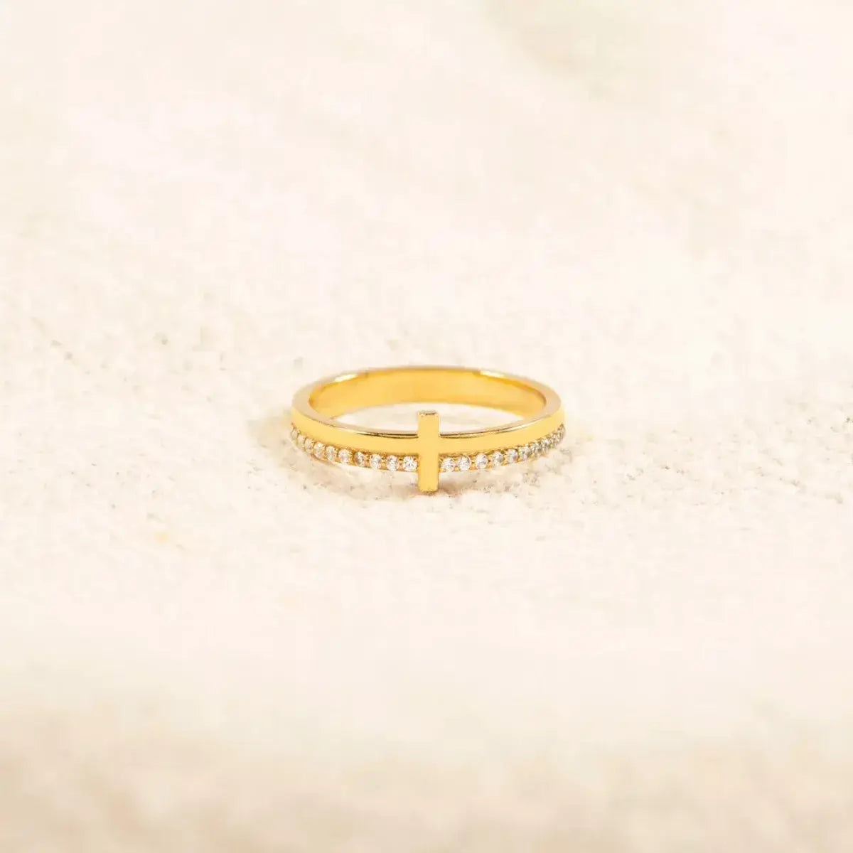 925 Sterling Silver Cross Ring - Trendsi - Flyclothing LLC