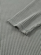 Twist Ribbed Exposed Seam Detail Long Sleeve Loose Top - Trendsi - Flyclothing LLC