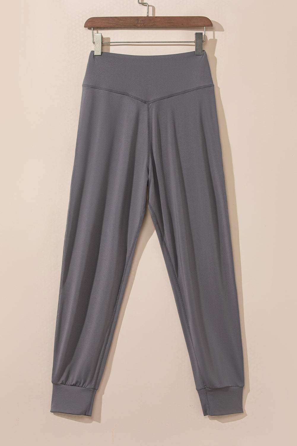 High Waist Joggers with Pockets - Trendsi - Flyclothing LLC