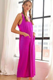 ADORA Textured Wide-Leg Jumpsuit - Trendsi - Flyclothing LLC