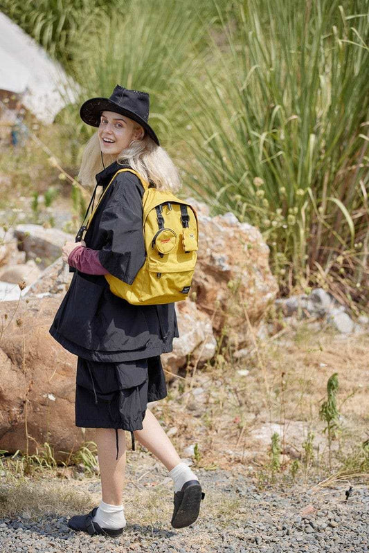 Himawari Waterproof Canvas Backpack Bag with Removable Coin Purse - Trendsi - Flyclothing LLC