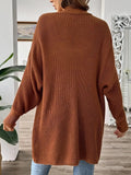 Open Front Long Sleeve Cardigan - Trendsi