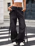 Wide Leg Cargo Jeans - Trendsi - Flyclothing LLC