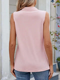 Quarter Zip Collared Tank - Trendsi - Flyclothing LLC