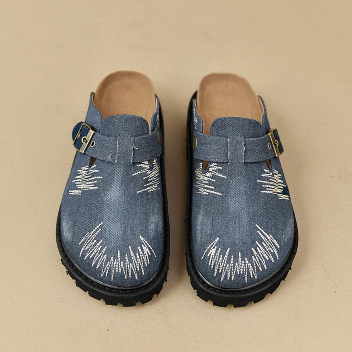 Round Toe Platform Loafers - Trendsi - Flyclothing LLC