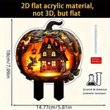 Acrylic Halloween Garden Decoration Picks - My Store - Flyclothing LLC