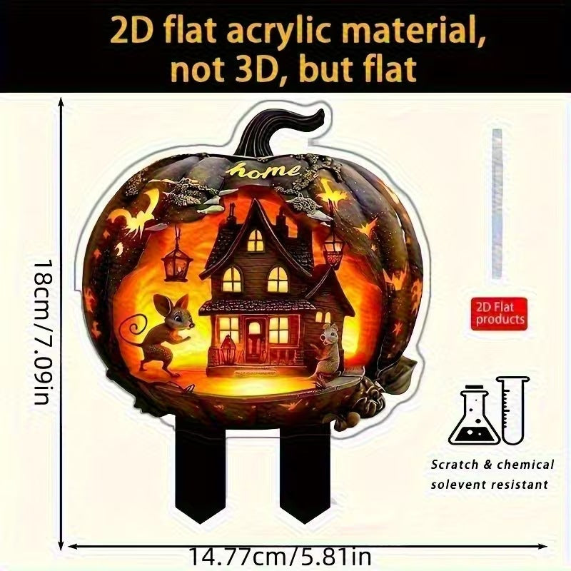 Acrylic Halloween Garden Decoration Picks - My Store - Flyclothing LLC
